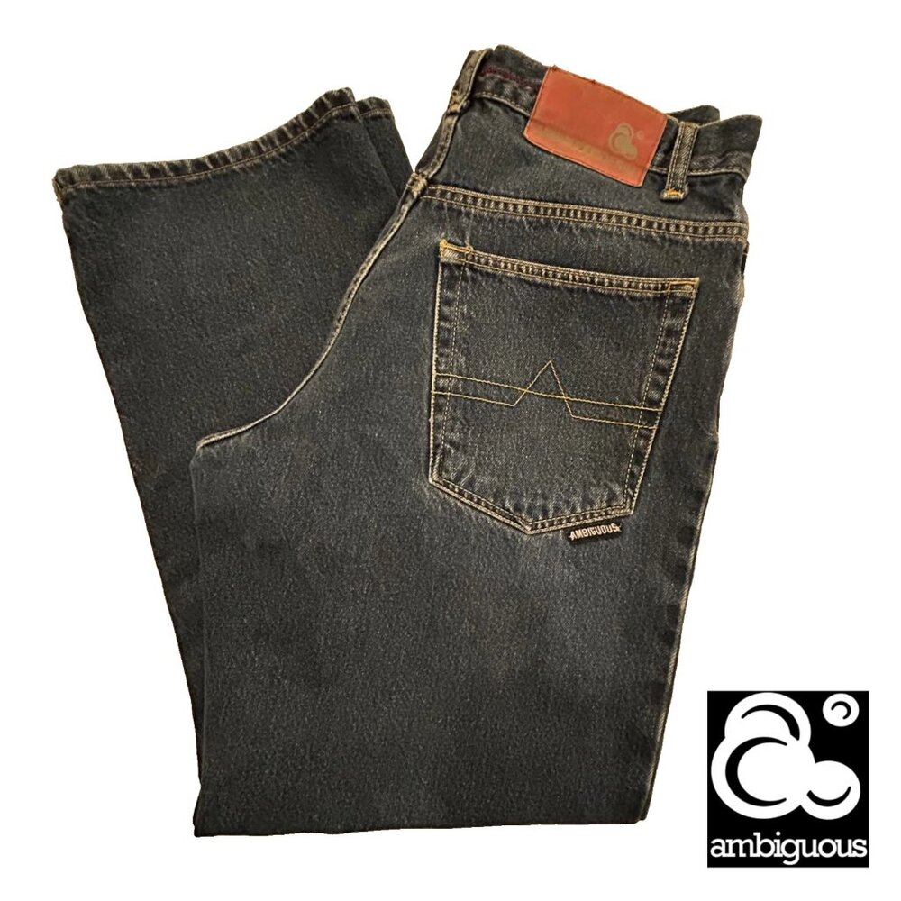 VTG Ambiguous Mens Genuine Denim Jeans 32x30 (29) Classic Blue 100% Cotton